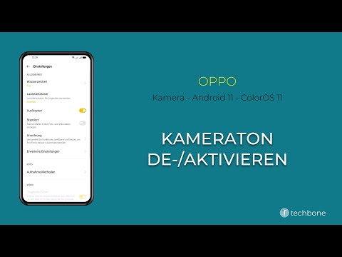 Kameraton aktivieren oder deaktivieren - Oppo [Android 11 - ColorOS 11]