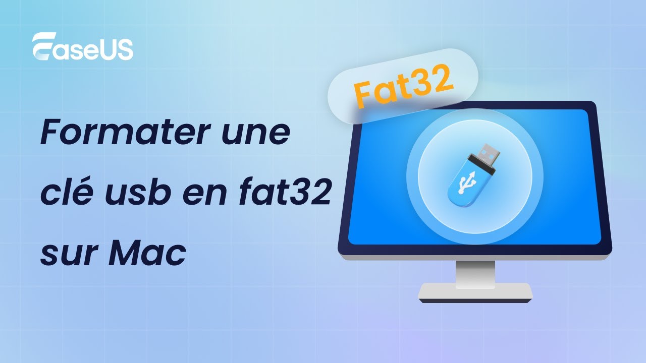 Formater une clé USB en FAT32 sur Mac