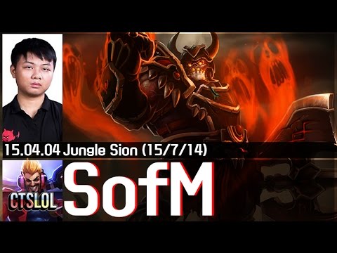 Liên Minh Huyền Thoại: Sofm cầm Sion đi rừng rank Hàn