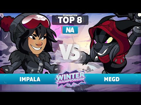 Impala vs. megD - Elimination Top 8 - NA - Brawlhalla Winter Championship 2023