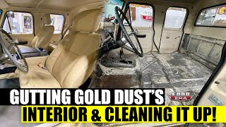 Gutting Gold Dust&#39;s Interior &amp; Cleaning It Up | Ford Era