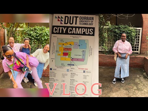 #Uni life vlog ep1:Spend a day on camp with me🤍@DUT CITY CAMPUS