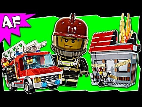 Vidéo LEGO City 60003 : L'intervention du camion de pompier