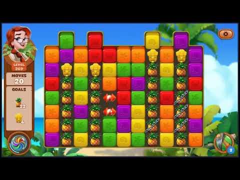 Lost Island Blast Adventure Level 269 - NO BOOSTERS 🏝️ | SKILLGAMING ✔️
