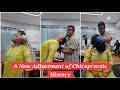 The most unique adjustment in the history of Chiropractic so far. By Dr.Rajneesh kant