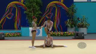 BRAZIL Women's Groups - Balance Qualifications  -- 2014 Acrobatic Worlds, Levallois-Paris (FRA)