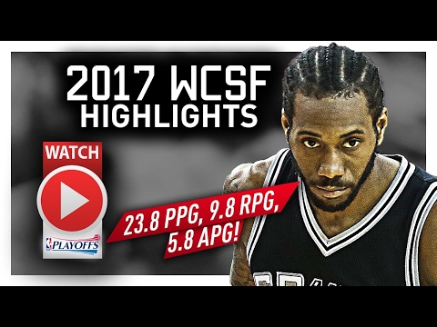 Kawhi Leonard WCSF Offense Highlights VS Rockets 2017 Playoffs - KaWOW MODE!