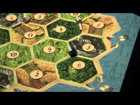 (21/100): Settlers of Catan - Basic initial settlement placement strategy, tips, advice!