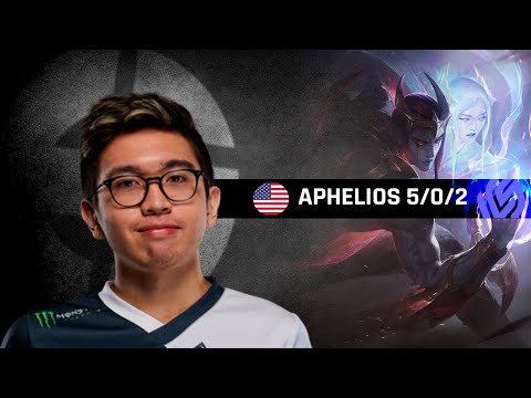 Highlights EG Danny with Aphelios - LCS Lock In Semifinals