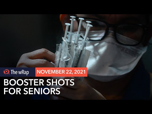 Philippines starts COVID-19 booster drive for seniors