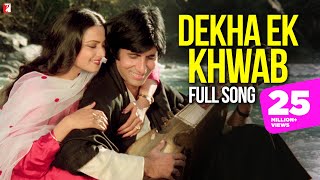 Dekha Ek Khwab Song | Silsila | Amitabh Bachchan, Rekha | Kishore Kumar, Lata Mangeshkar | Shiv-Hari