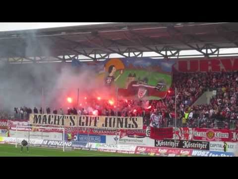 Hallescher FC Choreo Teil 3 18.05.2013 Verabschiedung Darko Horvat