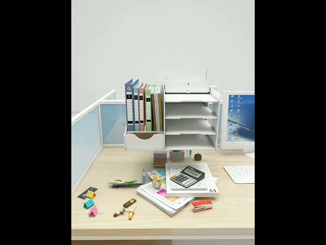 Vídeo relacionado con kesurpae Organizador de Escritorio de para Madera con 6 cajones, Ideal para encimeras, oficinas y el hogar. Suministros Oficina. Cajón Caja Almacenamiento para Madera con 6 cajones.