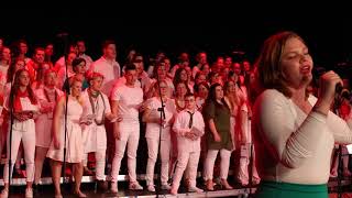 The Son of God is lifted high