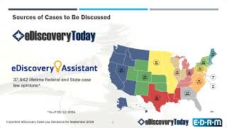 Important eDiscovery Case Law Decisions for September 2024
