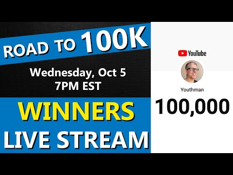 $33,000 Road to 100K Giveaway - ANNOUNCING WINNERS LIVE!