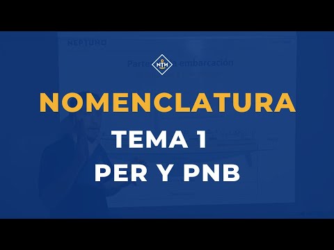 Examen PER y PNB - NOMENCLATURA NÁUTICA - Tema 1