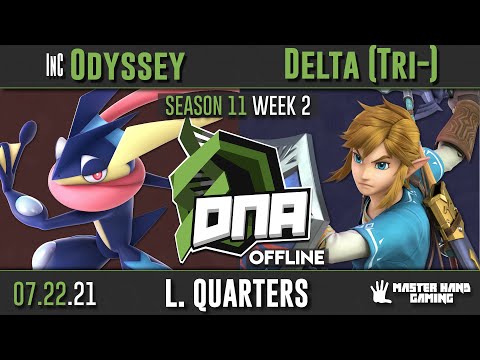DNA [OFFLINE] S11:W2 - Delta (Tri-) (Link) Vs. InC | Odyssey (Greninja) - L Quarterfinals