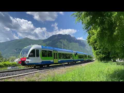 Suburbano S7 di Trenord Lecco - Milano Porta Garibaldi via Molteno con ATR 125 001