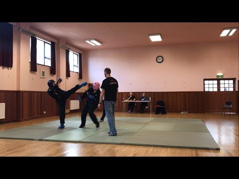 Hook kicks and take downs in Women's Open Weight Final Iron Fist 2017