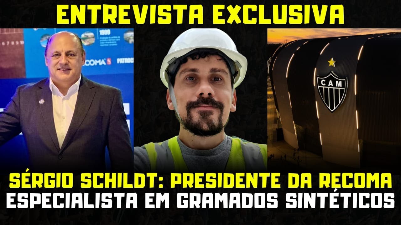 📺 EXCLUSIVA SÉRGIO SCHILDT: PRESIDENTE DA RECOMA E ESPECIALISTA EM GRAMADOS SINTÉTICOS