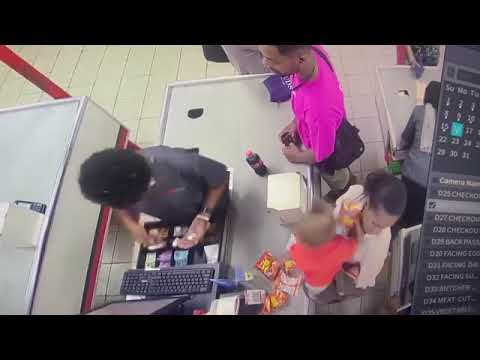 Fiji Robbery | Robbery In Newworld Supermarket | Woman With Child Caught Stealing Phone On Counter