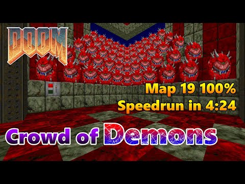 [World Record] Italo Doom Map 19 "Turtleneck for Xmas" UV-Max Speedrun in 4:24 [Doom]