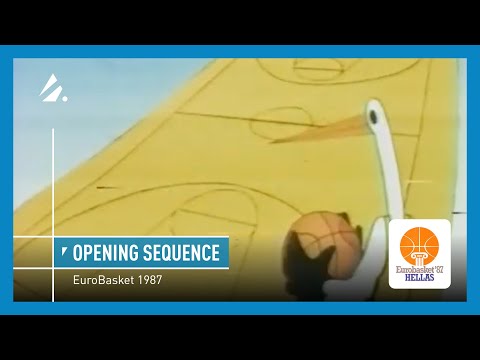 FIBA EuroBasket 1987 - ERT Broadcast Opening Sequence