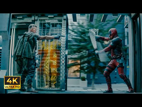 Deadpool vs Cable - Truck Fight Scene [4K] HDR | Deadpool 2 (2018)