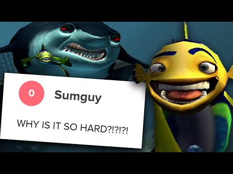I beat the stupidly difficult Shark Tale game so you NEVER have to