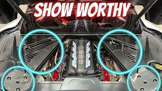 Carbon Fiber Upgrades for the C8 Corvette Engine Bay – Next-Level Style!