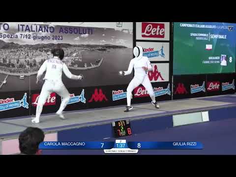 Italian Championships 2023 SWE - L4 - Carola Maccagno v Giulia Rizzi