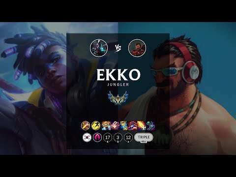 Ekko Jungle vs Graves - KR Challenger Patch 12.10