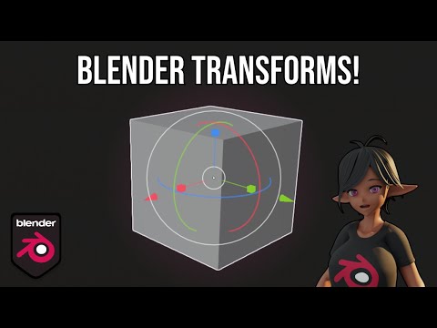 How to Move Rotate and Scale Objects in Blender 4.5