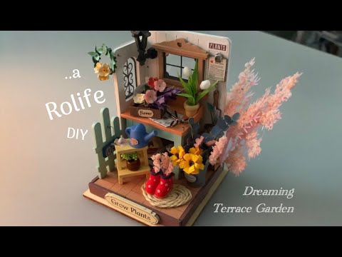 Rolife Dreaming Terrace Garden DIY 🌼🪻