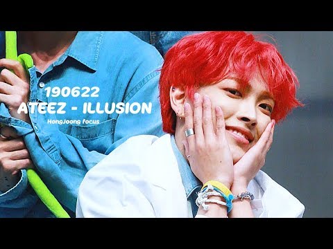 190622 노량진 팬싸인회 에이티즈 ILLUSION 홍중 focus 4K CAM