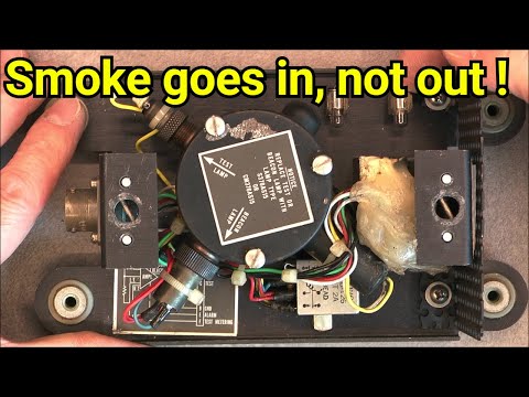 DC-10 aircraft smoke detector teardown