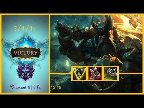 Gangplank vs Ornn | 7/1/11 | Win | Lane 8/10 | Patch 12.13