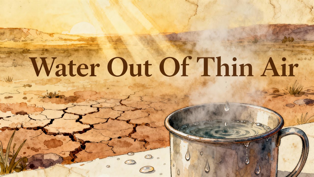 How To Make Drinkable Water Out Of Air