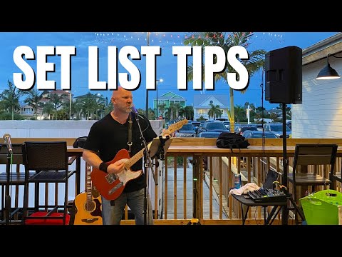 Setlist for Live Solo Gigs (How I Create and Organize Songs)