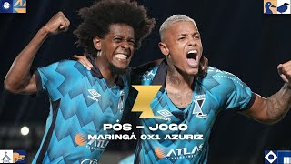 Pós Jogo Maringá 0x1 Azuriz - Gol Gabriel Zeca   - Entrevista Técnico Alexandre Gallo