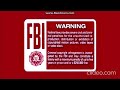 Red FBI Warning Screens 2003 2004 Widescreen Version
