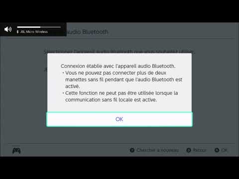 Nintendo Switch mise à jour 13.0.0  - audio Bluetooth