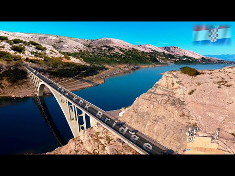 Krk Brücke | Krčki Most | Krk Bridge Croatia | 4K