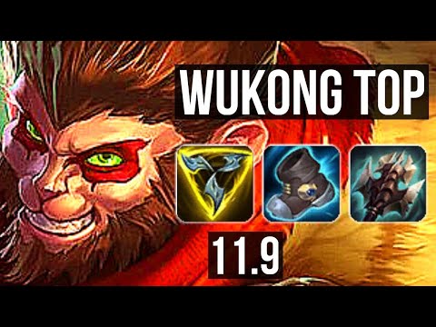 WUKONG vs SETT (TOP) | 3.7M mastery, 6/1/8, 1700+ games, Dominating | KR Master | v11.9