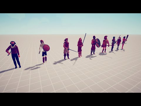 TABS | Sword Vs Axe Vs Spear Vs Pitchfork Vs Wooden Bat !!! | Which Unit Has The Better Weapon!!!