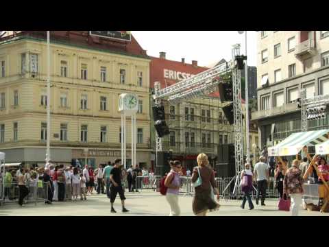 Praça Jelacic - Zagreb, Croácia, Davidsbeenhere.com