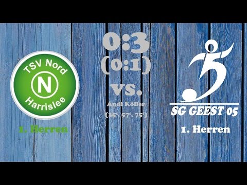 Highlights TSV Nord Harrislee vs. SG Geest 05 - 29.10.2016