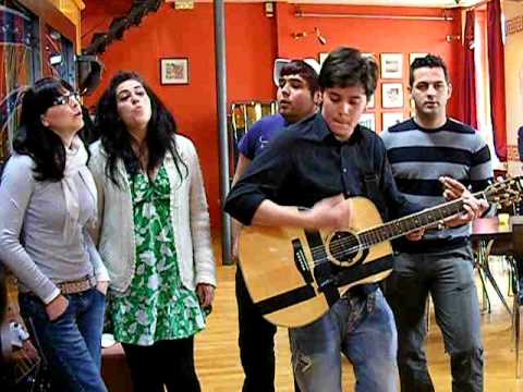 Jon Lilygreen singing "Life looks better in spring" live for Ogae Greece