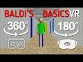🔴 Baldi's Basics VR 180 Degree Widescreen Gameplay 🔴